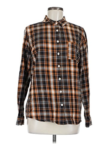 Garnet Hill Long Sleeve Button-Down Shirt (view 1)