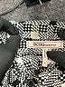 BCBGeneration Houndstooth Silver Long Sleeve Blouse Size S - photo 7