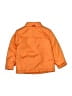 Cat & Jack 100% Recycled Polyester Solid Orange Jacket Size 4T - photo 2