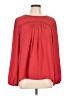 Ann Taylor LOFT 100% Polyester Red Long Sleeve Blouse Size L - photo 1