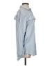 Studio F Blue Long Sleeve Polo Size S - photo 4