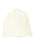 Crewcuts Solid Ivory White Long Sleeve Button-Down Shirt Size 12 - photo 2