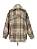 Zara Plaid Brown Coat Size XS - photo 1