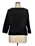 Sigrid Olsen Sport Metallic Black Pullover Sweater Size XL - photo 1