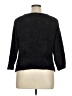 Sigrid Olsen Sport Metallic Black Pullover Sweater Size XL - photo 2
