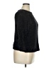 Sigrid Olsen Sport Metallic Black Pullover Sweater Size XL - photo 4