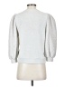 Splendid Metallic Silver Pullover Sweater Size S - photo 2