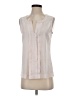 Calvin Klein Ivory Pink Sleeveless Blouse Size XS - photo 1