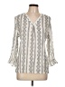 Como Black Ivory Long Sleeve Blouse Size L - photo 1