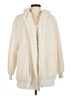Make + Model 100% Polyester Ivory Faux Fur Jacket Size M - photo 1