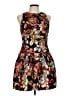 Leifsdottir Floral Black Cocktail Dress Size 10 (petite) - photo 1
