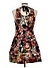 Leifsdottir Floral Black Cocktail Dress Size 10 (petite) - photo 2