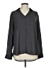Express Outlet 100% Polyester Solid Gray Long Sleeve Blouse Size L - photo 1