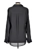 Express Outlet 100% Polyester Solid Gray Long Sleeve Blouse Size L - photo 2