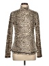 J. McLaughlin Animal Print Gold Jacket Size L - photo 1