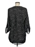 Daniel Rainn 100% Polyester Black 3/4 Sleeve Blouse Size 8 - photo 2