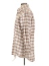 Paul Stuart 100% Cotton Plaid Tan Brown Long Sleeve Button-Down Shirt Size L - photo 5