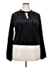 Rachel Parcell Black Long Sleeve Blouse Size XL - photo 1