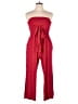 Venus Solid Red Jumpsuit Size 1X - photo 1