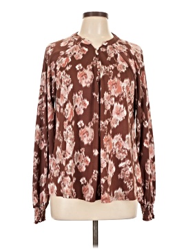 Buckle Black Long Sleeve Blouse