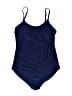 Unbranded Solid Blue One Piece Swimsuit Size M - photo 1