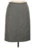 Ann Taylor 100% Wool Chevron-herringbone Gray Wool Skirt Size 6 - photo 1