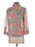 Harve Benard Print Orange Pink 3/4 Sleeve Blouse Size 4 - photo 2