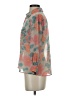 Harve Benard Print Orange Pink 3/4 Sleeve Blouse Size 4 - photo 5