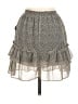 Sienna Sky 100% Polyester Animal Print Gray Casual Skirt Size M - photo 2
