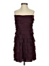 BCBGMAXAZRIA 100% Polyester Burgundy Cocktail Dress Size 2 - photo 1