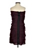 BCBGMAXAZRIA 100% Polyester Burgundy Cocktail Dress Size 2 - photo 2