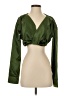 PrettyLittleThing Green Long Sleeve Blouse Size 4 - photo 1