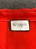Runway Orange Short Sleeve Blouse Size XS - photo 7