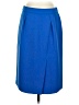 J.Crew 100% Polyester Solid Blue Formal Skirt Size 2 - photo 1
