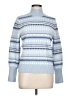 ASPEN Blue Turtleneck Sweater Size L - photo 1