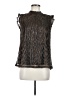 Hausen 100% Polyester Brown Sleeveless Blouse Size M - photo 1