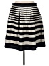 Forever 21 Plus 100% Polyester Stripes Gray Casual Skirt Size 1X - photo 1