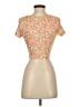 Shein Orange Short Sleeve Top Size 2 - photo 2