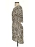 Obey Animal Print Tan Casual Dress Size XS - photo 5