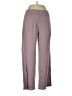 Ekouaer Tweed Purple Casual Pants Size L - photo 1
