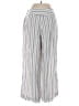 Lou & Grey Stripes Silver Casual Pants Size 4 - photo 2