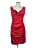 BCBGMAXAZRIA 100% Polyester Red Cocktail Dress Size M - photo 1