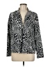 Kim Rogers Animal Print Silver Black Blazer Size M - photo 1