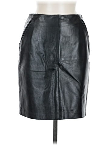 Linda Allard Ellen Tracy Leather Skirt (view 1)