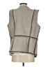 Tribal Solid Color Block Gray Gold Vest Size S - photo 2