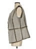 Tribal Solid Color Block Gray Gold Vest Size S - photo 5