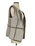 Tribal Solid Color Block Gray Gold Vest Size S - photo 4