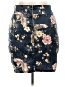 Forever 21 Floral Blue Denim Skirt Size L - photo 2