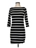 Soprano Stripes Black Casual Dress Size M - photo 1