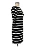 Soprano Stripes Black Casual Dress Size M - photo 4